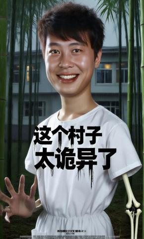 短剧《这个村子太诡异了》海报