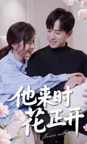 短剧《他来时花正开》海报