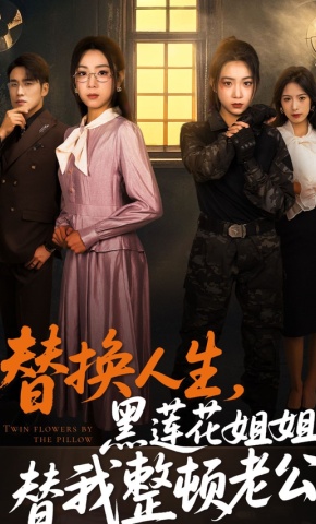 短剧《替换人生，黑莲花姐姐替我整顿老公》海报