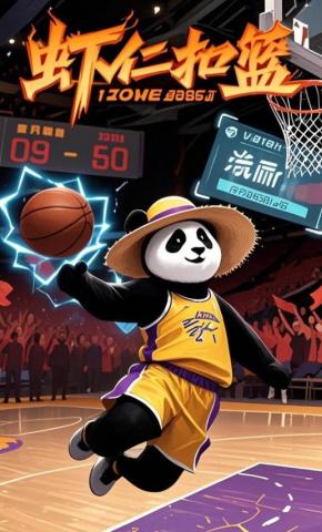 短剧《虾仁扣篮》海报