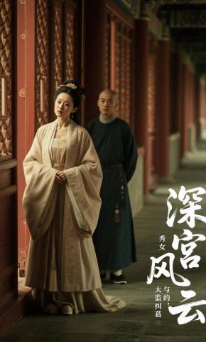 短剧《深宫风云：秀女与太监的纠葛》海报