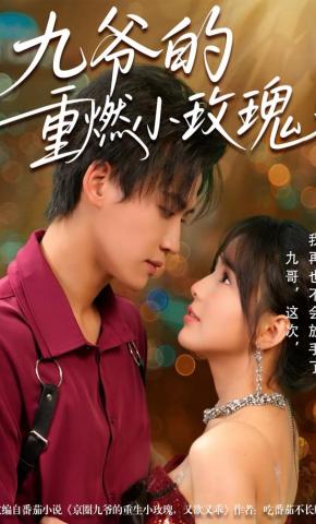短剧《九爷的重燃小玫瑰》海报