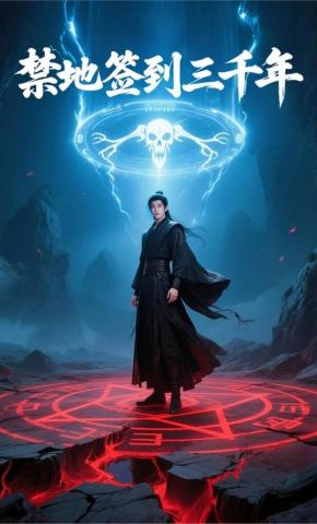 短剧《禁地签到三千年》海报
