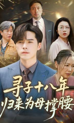 短剧《寻子十八年：归来为母撑腰》海报