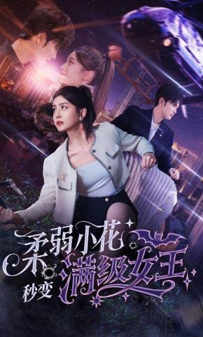 短剧《柔弱小花秒变满级女王》海报