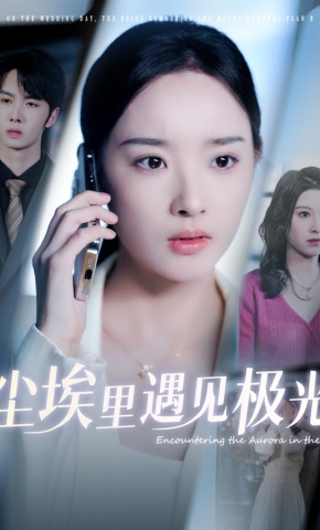 短剧《尘埃里遇见极光》海报