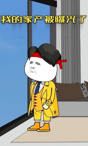 短剧《我的家产被曝光了》海报
