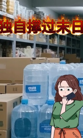 短剧《独自撑过末日》海报