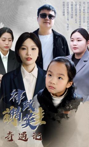 短剧《律政精英萌娃奇遇记》海报