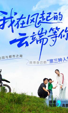 短剧我在风起的云端等你海报