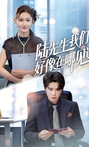 短剧《陆先生我们好像在哪见过》海报