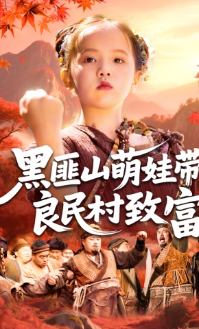 短剧《黑匪山萌娃带良民村致富》海报