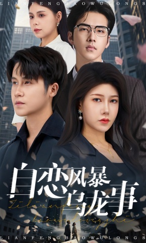 短剧《自恋风暴乌龙事》海报