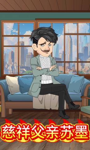 短剧《慈祥父亲苏墨》海报