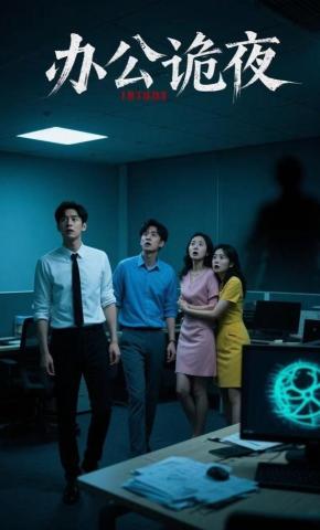 短剧《办公诡夜》海报