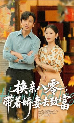 短剧《换亲八零，带着娇妻去致富》海报