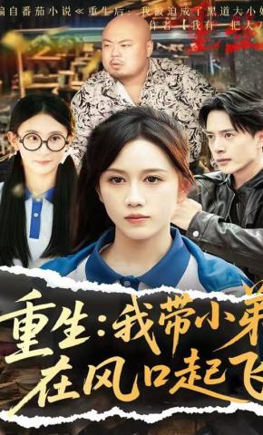 短剧《重生：我带小弟在风口起飞》海报