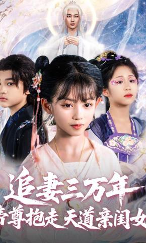 短剧《追妻三万年帝尊抱走天道亲闺女》海报