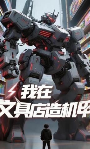 短剧《我在文具店造机甲》海报