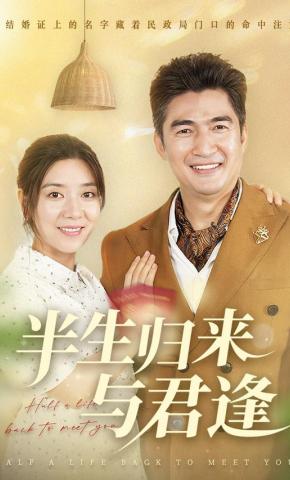 短剧《半生归来与君逢》海报