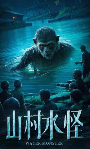 短剧《山村水怪》海报