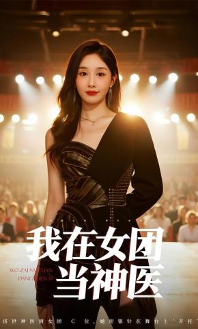 短剧《我在女团当神医》海报