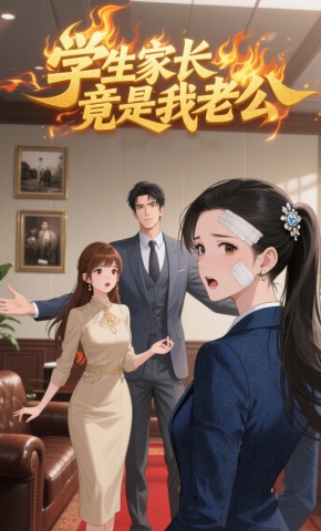 短剧《学生家长竟是我老公》海报