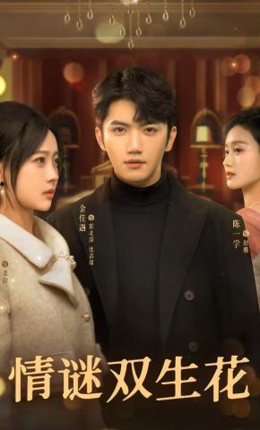 短剧《情谜双生花》海报