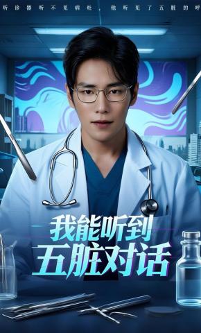 短剧《我能听到五脏对话》海报