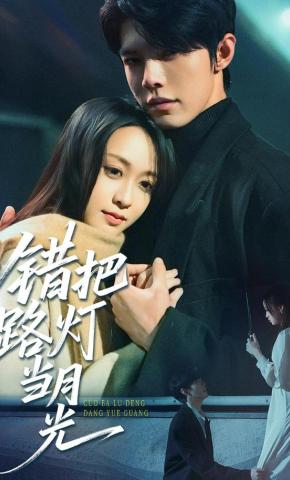 短剧《错把路灯当月光》海报