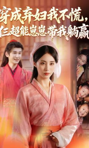 短剧《穿成弃妇我不慌，仨超能崽崽带我躺赢》海报