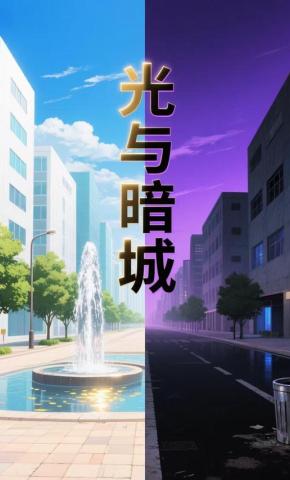 短剧《光与暗城》海报