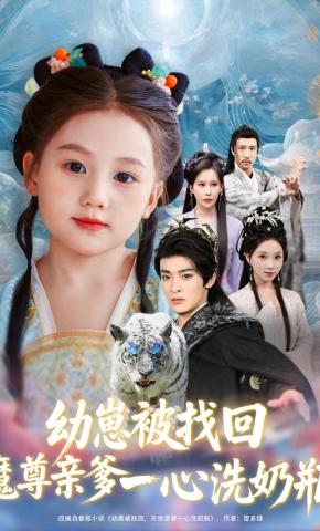 短剧《幼崽被找回，魔尊亲爹一心洗奶瓶》海报