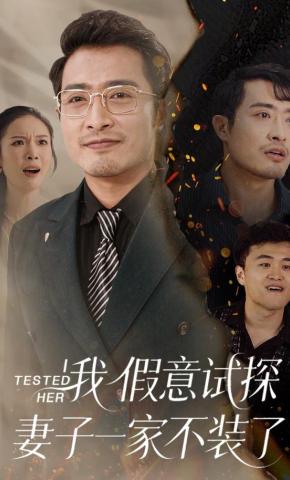 短剧《我假意试探妻子一家不装了》海报