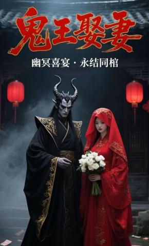 短剧《鬼王娶妻》海报