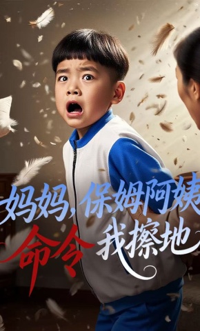 短剧《妈妈，保姆阿姨命令我擦地》海报