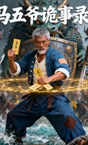 短剧《马五爷诡事录》海报