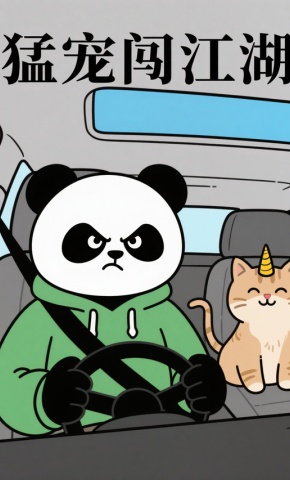 短剧《猛宠闯江湖》海报