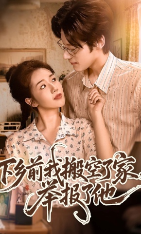 短剧《下乡前我搬空了家举报了他》海报