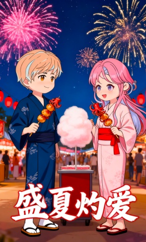 短剧《盛夏灼爱》海报