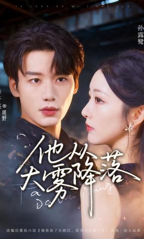 短剧《他从大雾降落》海报