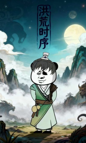 短剧《洪荒时序》海报