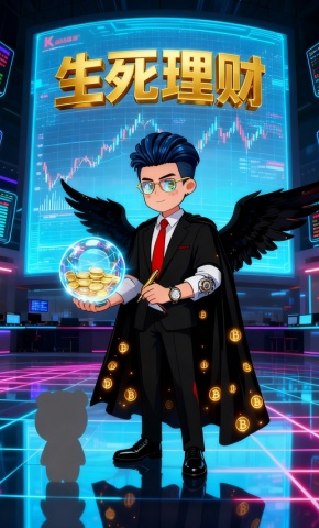 短剧《生死理财》海报