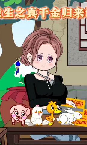 短剧《重生之真千金归来记》海报