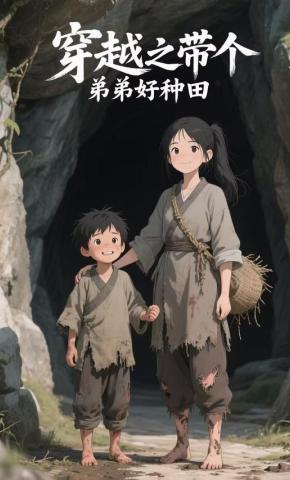 短剧《穿越之带个弟弟好种田》海报