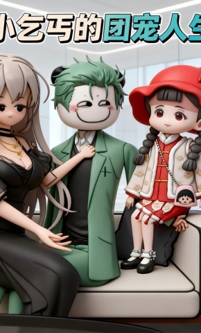 短剧《小乞丐的团宠人生》海报