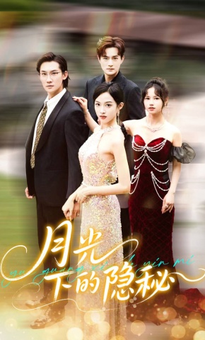 短剧《月光下的隐秘》海报