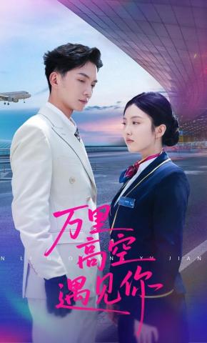 短剧《万里高空遇见你》海报