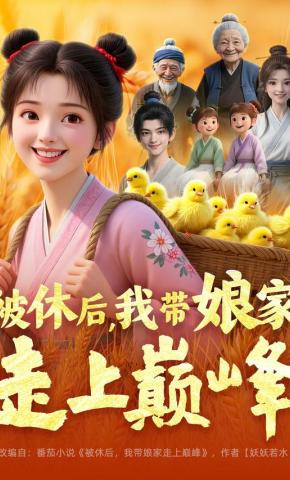 短剧《被休后，我带娘家走上巅峰》海报