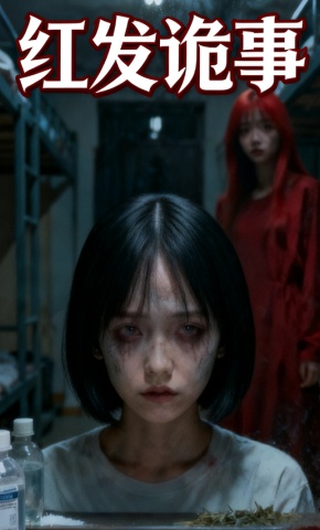 短剧红发诡事海报
